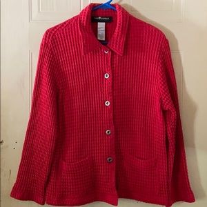 Red Button Down Shirt